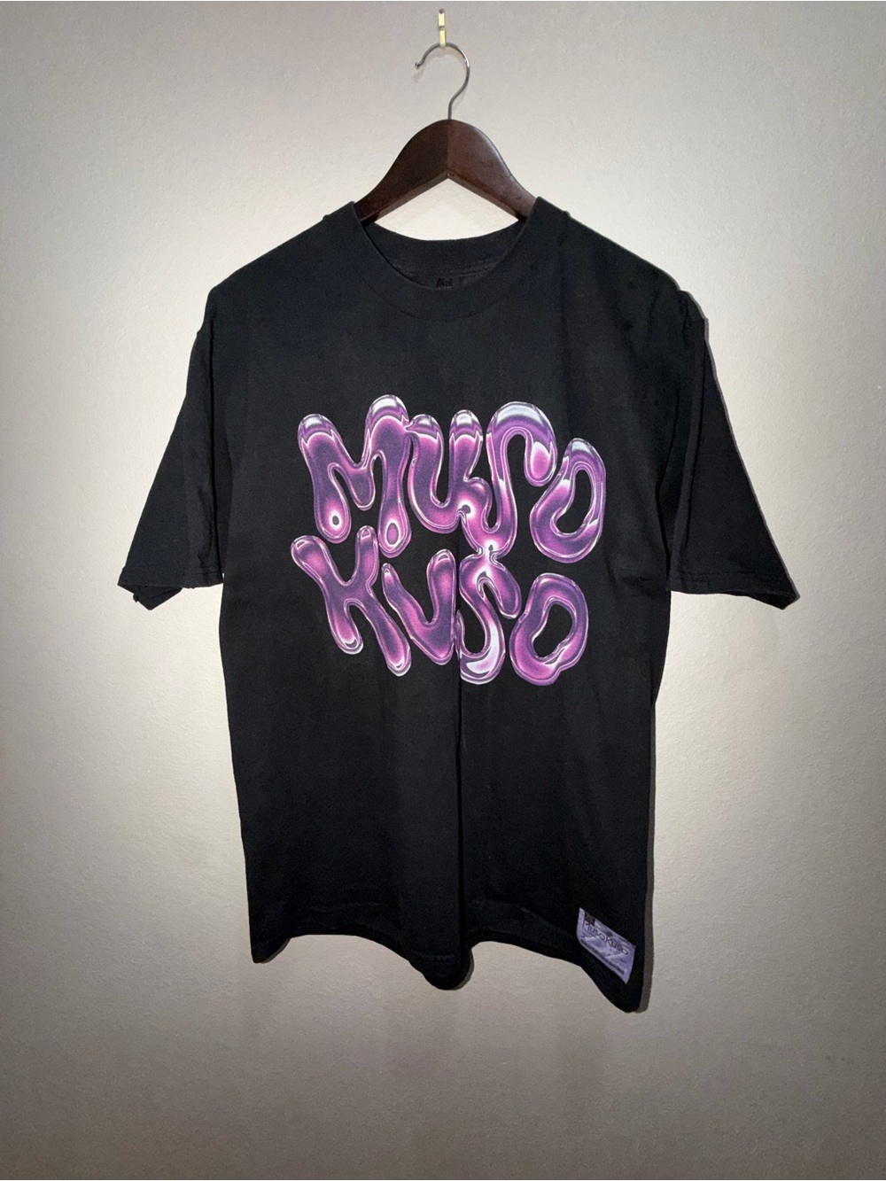Muso Kuso Neon Purple Logo Tee